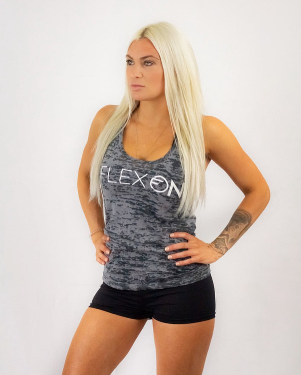 Grey Burnout Tank