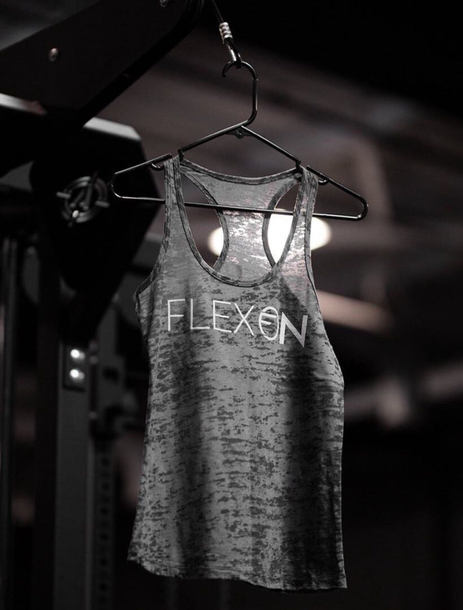 Grey Burnout Tank